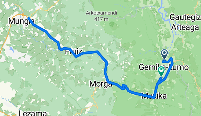 Gernika a Mungia y vuelta