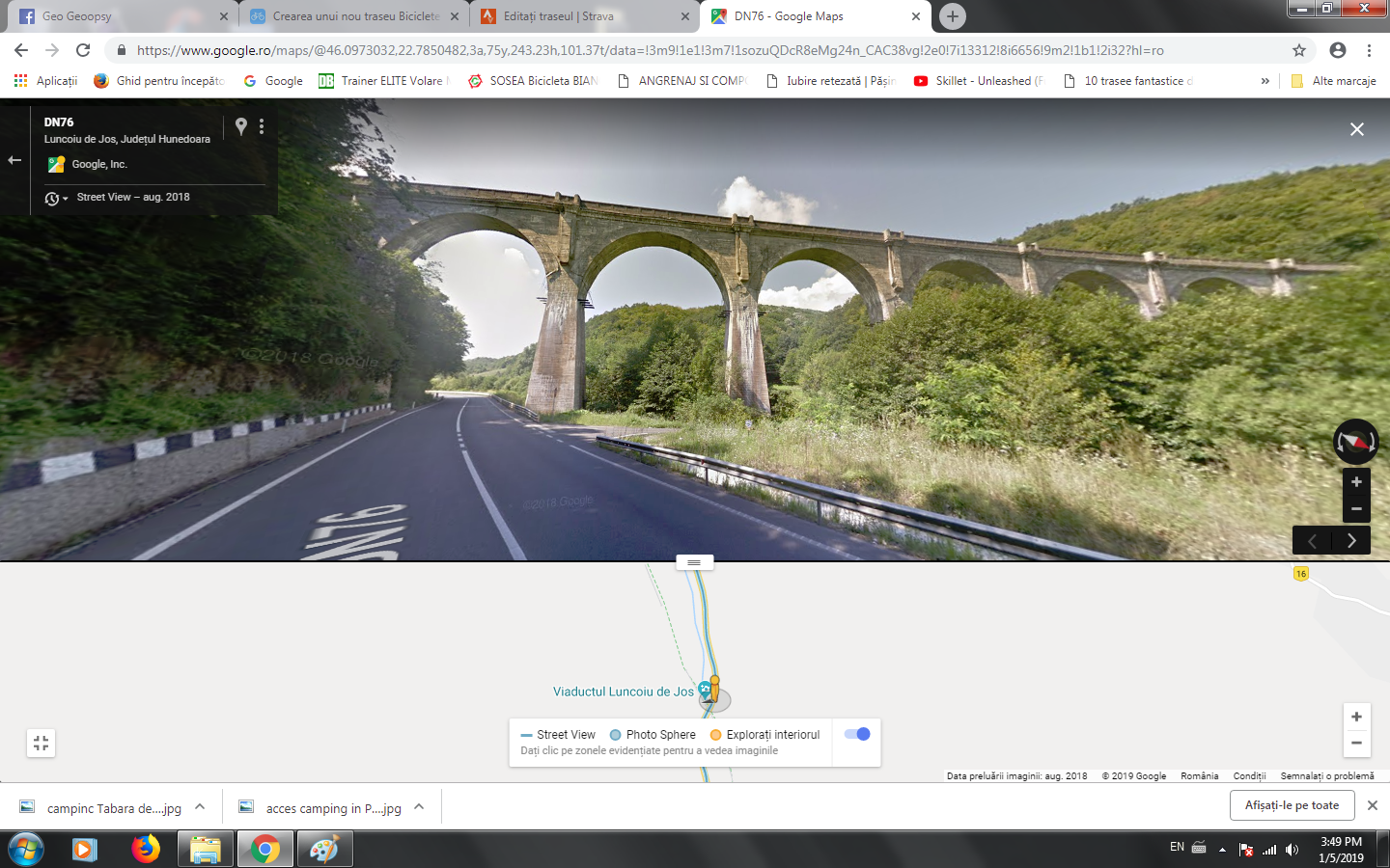 Hebe Bild 23 entlang der Bikemap-Route "Romania frumoasa cu locurilede vizitat si de campare" hervor
