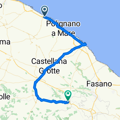 02a-Cozze - P. a Mare - Monopoli - Grote di Castelana - Putignano - Noci - Alberobello 60KM