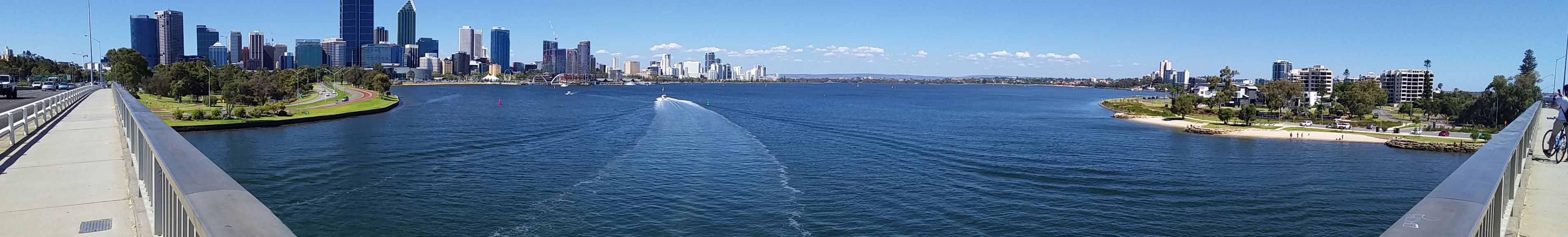 From Burswood around swan river