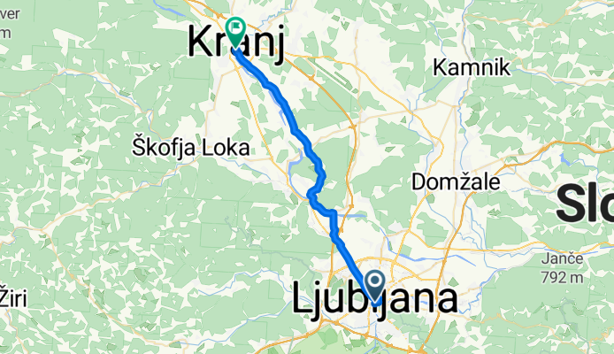 ljubljana kranj test
