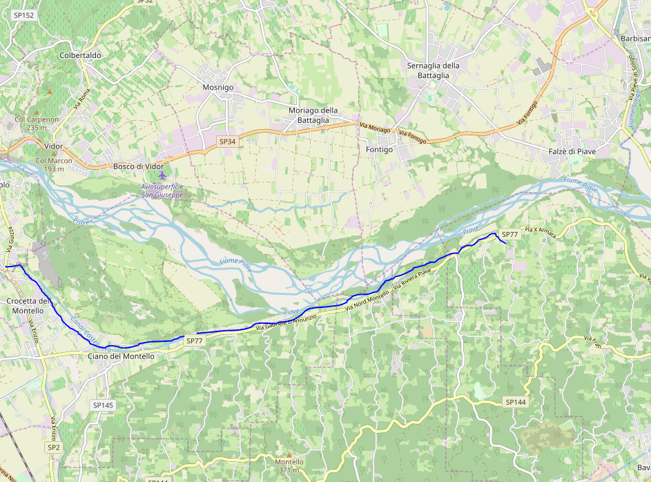 Destacado 3 en la ruta de Bikemap "IL MONTELLO - LA PRESA 16"