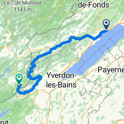 3. Etappe neuchatel - jougne