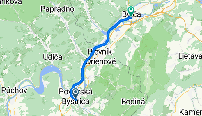 Považská Bystrica - Mikšová - Bytča