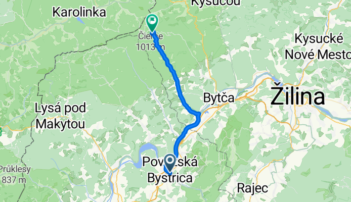 Považská Bystrica - Rozhľadňa Štiavnik