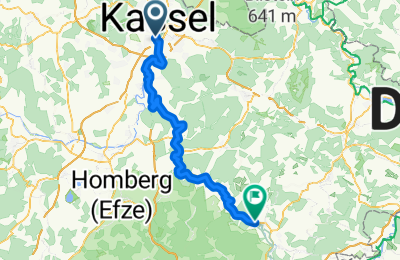 Route in der Bikemap App öffnen