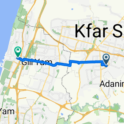 Hod-Hasharon to Hertzlia-Pituach