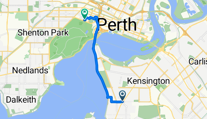 canning highway to work