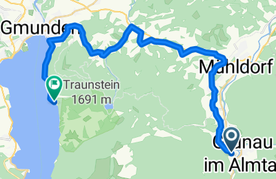 Route in der Bikemap App öffnen