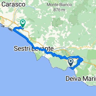 Moneglia to Lavagna (campeggio Panorama)