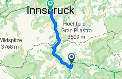 Route in der Bikemap App öffnen