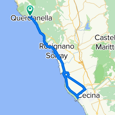 Quercianella to Cecina