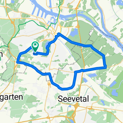 25 KM Runde für gemütliches Radeln