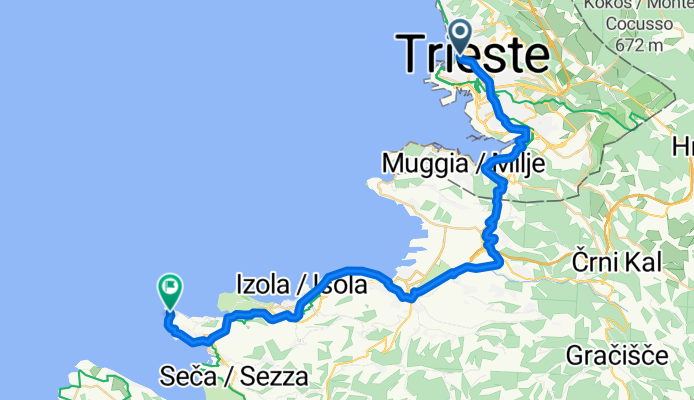 Trieste to Portoroz/Piran
