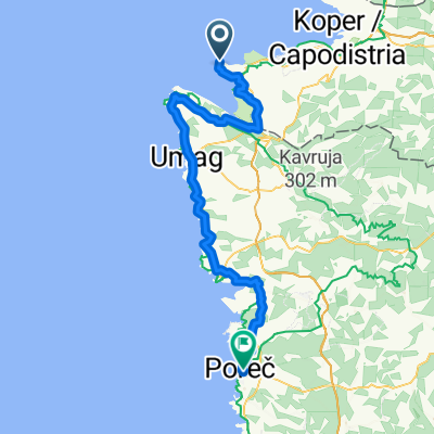 Portoroz/Piran to Porec