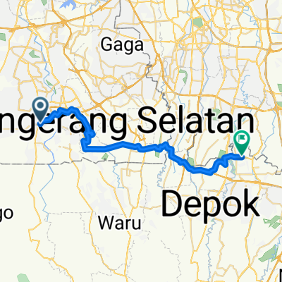 Cisauk - BSD (Tandon Ciater) - Depok
