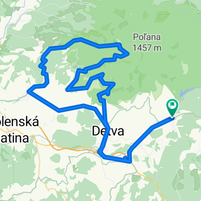 Hriňová, Kaľamárka, Obchodita, Prislopy , Kyslinky Očová a späť
