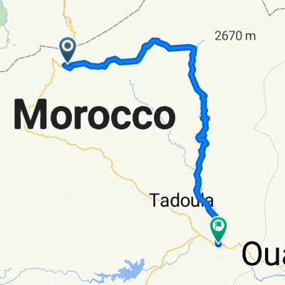 Maroc - Route P1506