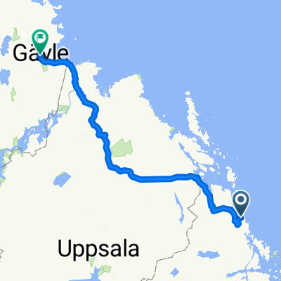 Tag 10 _ Väddö - Gävle 165 KM