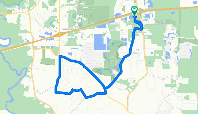 Relaxed route in Denham Springs