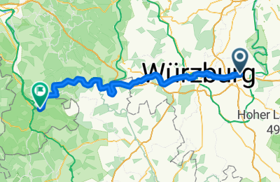Route in der Bikemap App öffnen