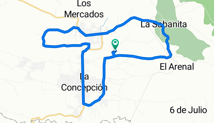 vía la sabanita