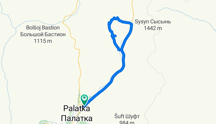 Палатка - Карамкен - Хвосты