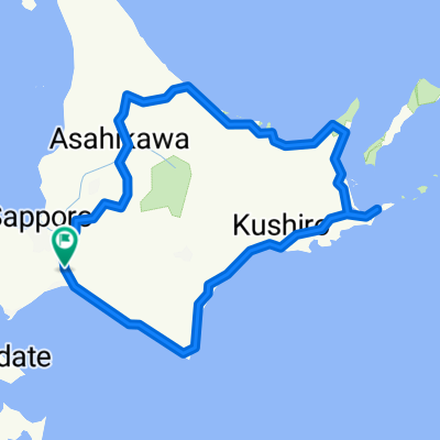 hokkaido bikemap