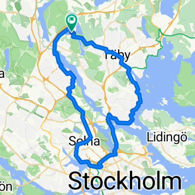 Sollentuna-Taby-Stockholm-Solna-Sollentuna