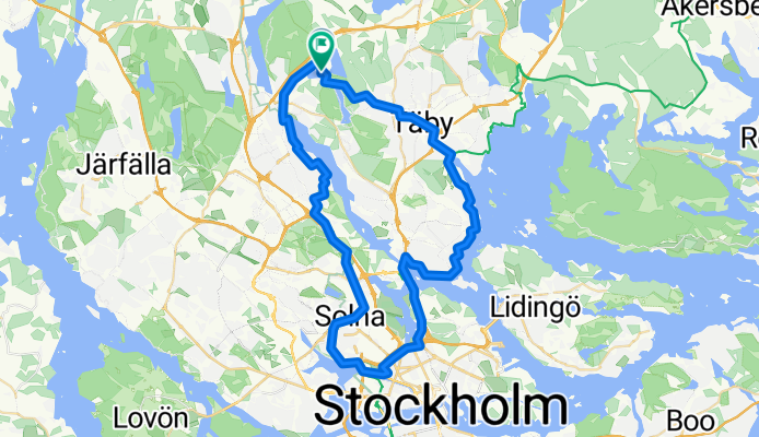 Sollentuna-Taby-Stockholm-Solna-Sollentuna