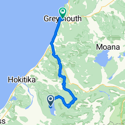 Lake Kaniere to Greymouth