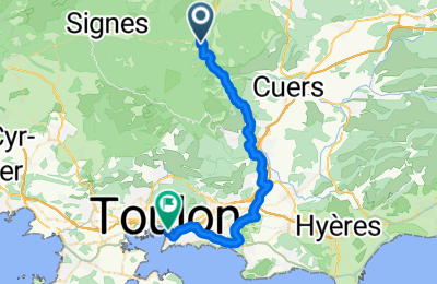 Route in der Bikemap App öffnen