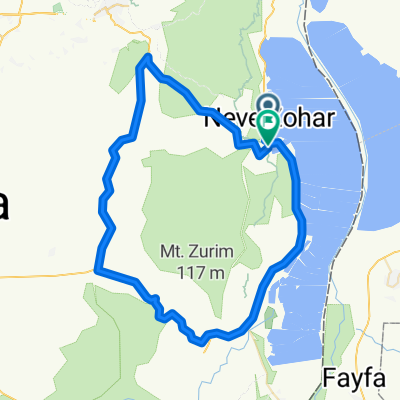 סיבוב ים המלח - ערד עם השעון