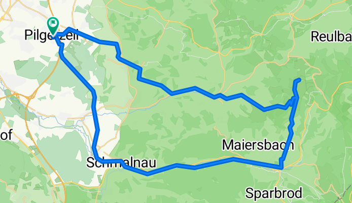 Pilgerzell - Wasserkuppe - Gersfeld - Pilgerzell