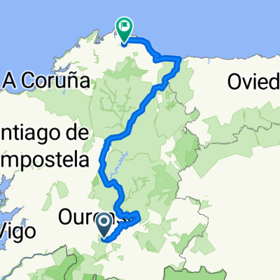 ALLARIZ-CHANTADA-LUGO-RIBADEO-VIVEIRO 369 KM