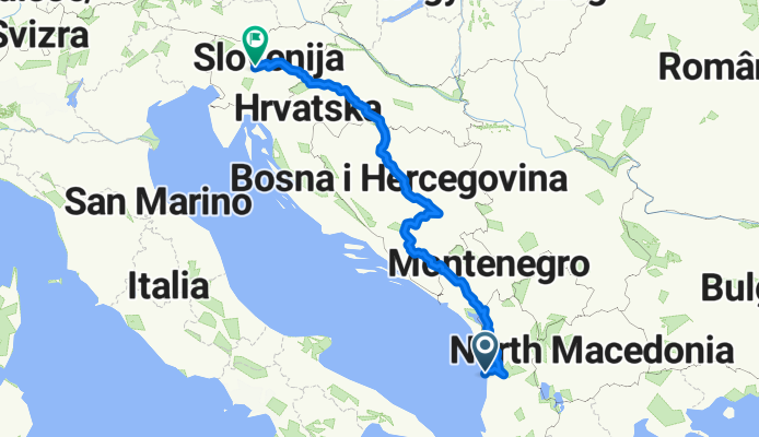 Albania to Slovenia