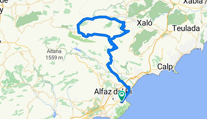 Coll de Rates kortere variant