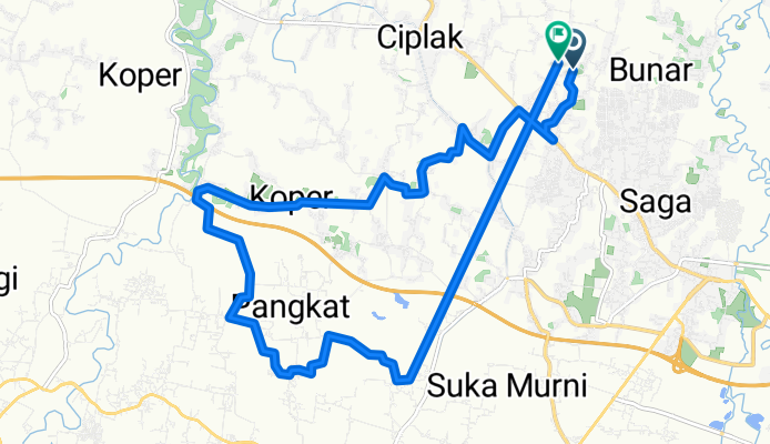 trek ngopi kolam renang Jayanti