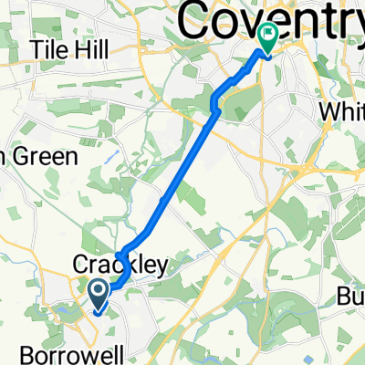 Kenilworth to Coventry
