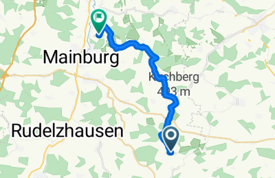 Route in der Bikemap App öffnen