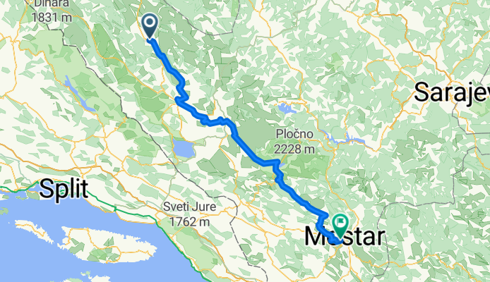 Day 4 Glamoc - Mostar 155 Km