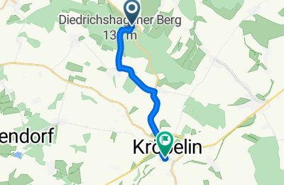 Route in der Bikemap App öffnen