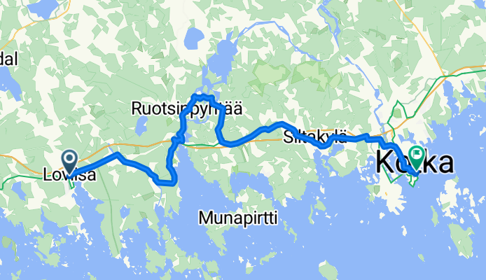 Etape 8  Loviisa - Kotka