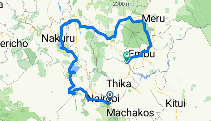Mt. Kenya MTB Route