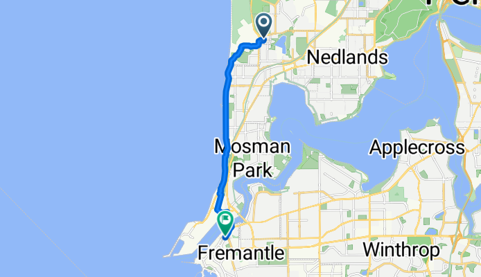 Swanbourne to Fremantle
