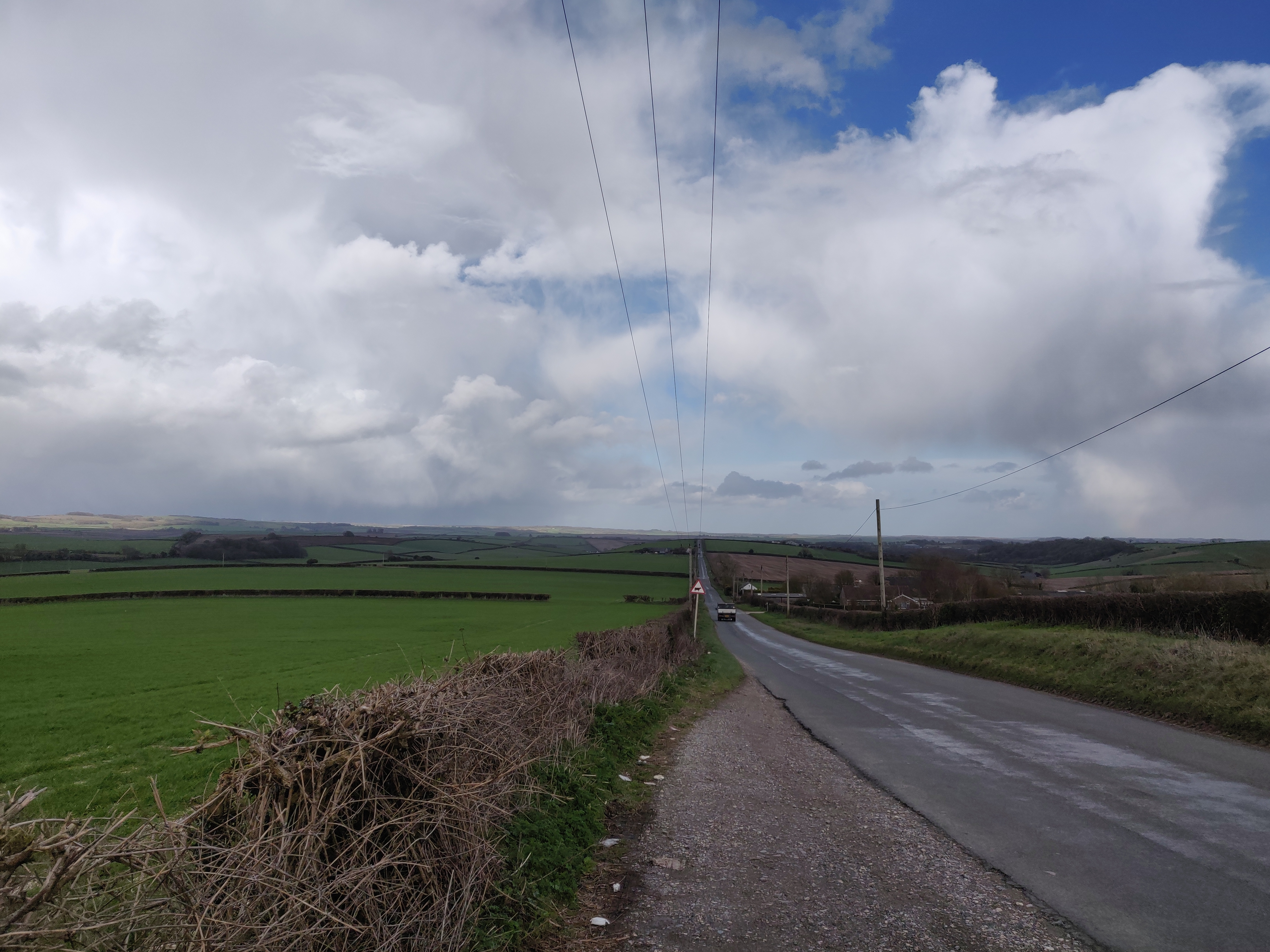 afternoon ride in the rain