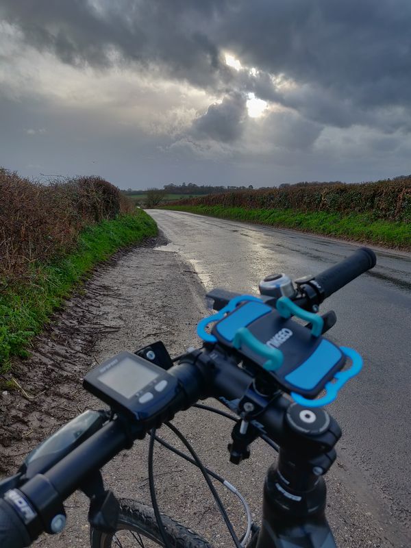 afternoon ride in the rain