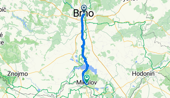 Tsjechië: Brno naar Mikulov