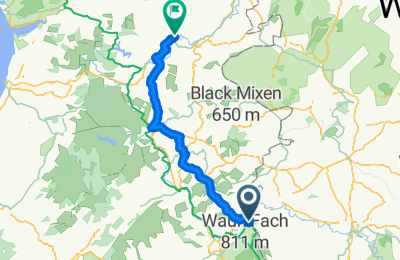 Route in der Bikemap App öffnen