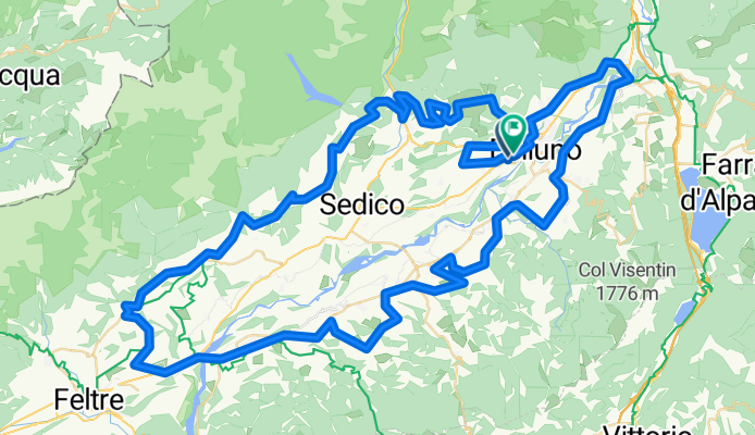 100 km in valbelluna